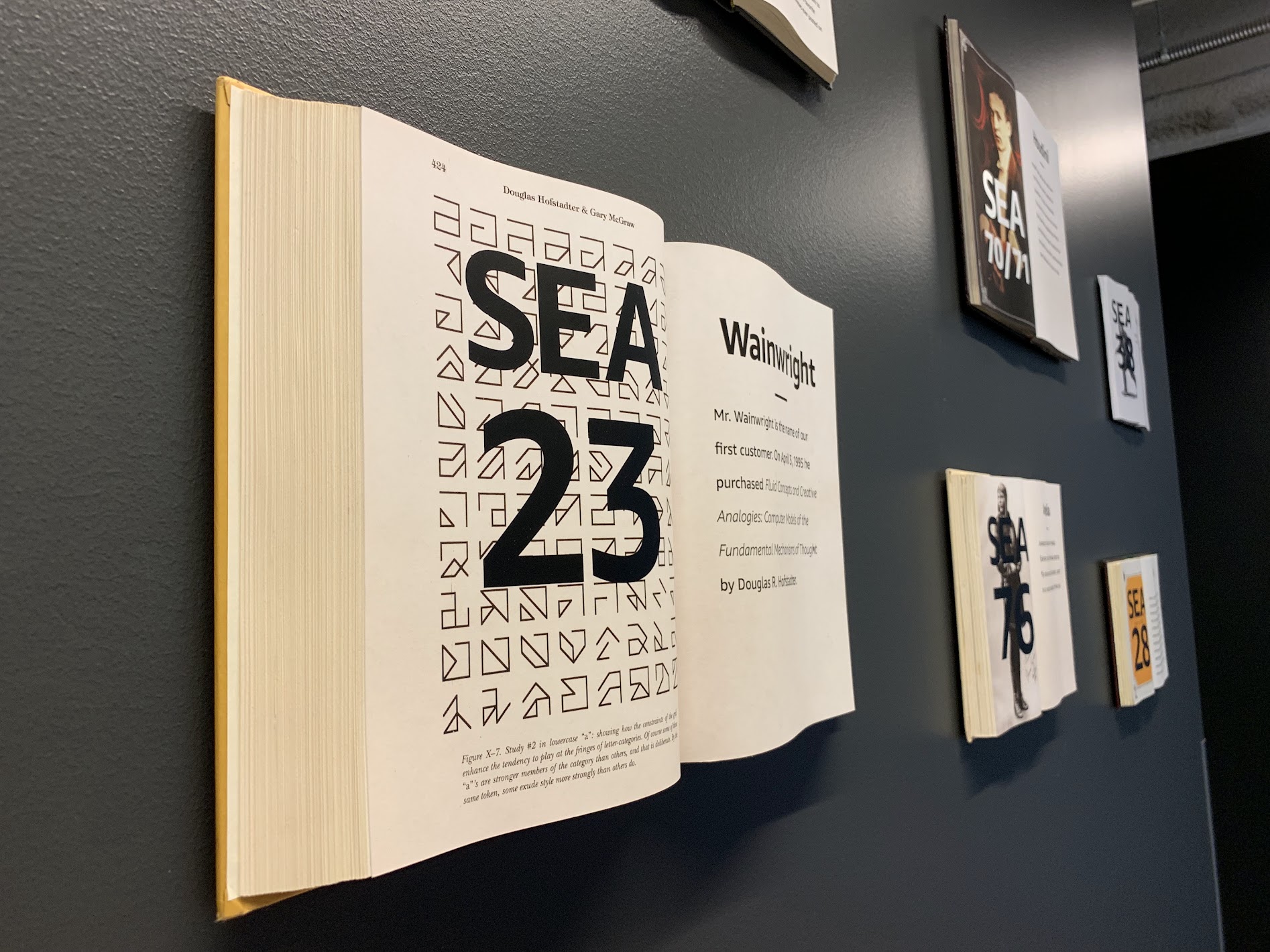 SEA 23 Book Display Installation
