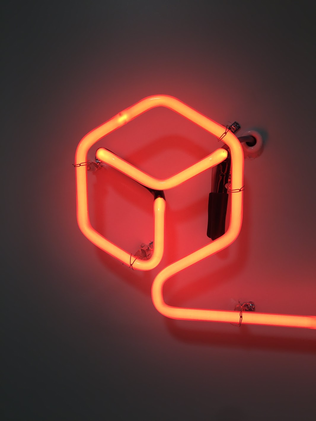 Neon Cube Sign